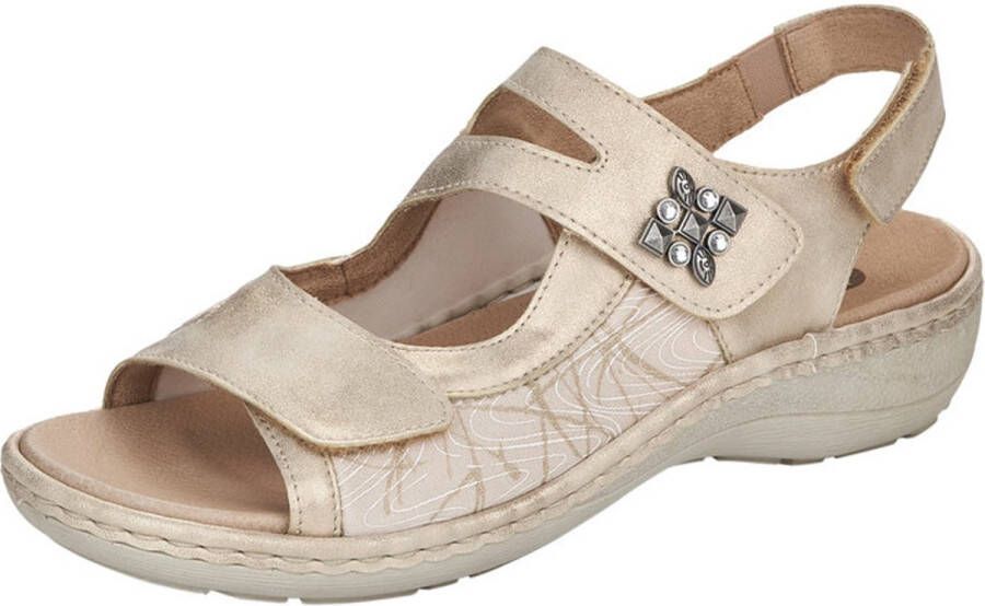 Remonte -Dames goud sandalen