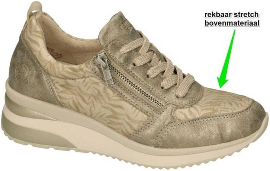 Remonte Gouden Bladeren Sneaker Multicolor Dames