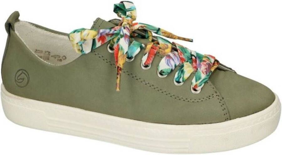 Remonte Plateausneakers met modieuze vetersluiting