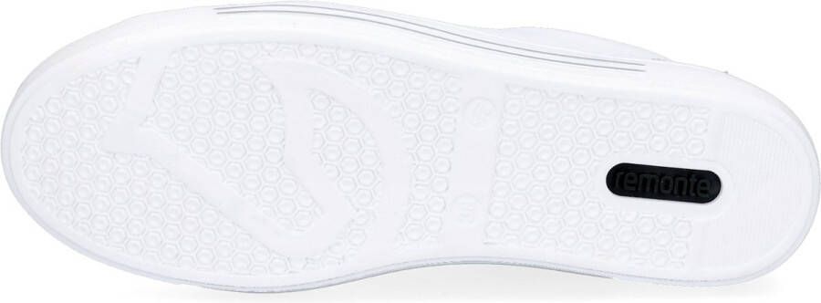 Remonte dames leren sneaker wit