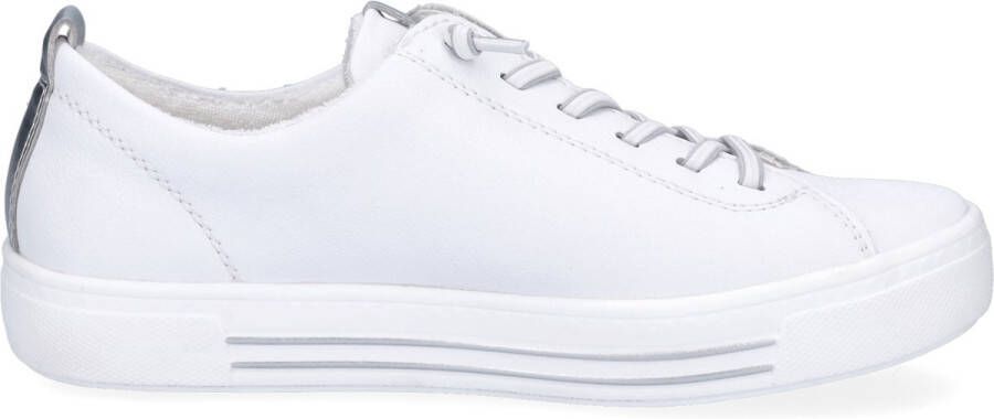 Remonte dames leren sneaker wit