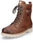 Remonte Winterlaarzen blokhak veterschoenen outdoorschoen met decoratieve gesp - Thumbnail 1