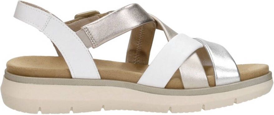 Remonte Sandalen Elisabeth Hurley-Collection sleehak zomerschoen sandaal met kruisbandage