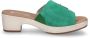 Remonte Slippers ELLE-Collection blokhak zomerschoen slippers decoratieve gesp elle-collectie - Thumbnail 1