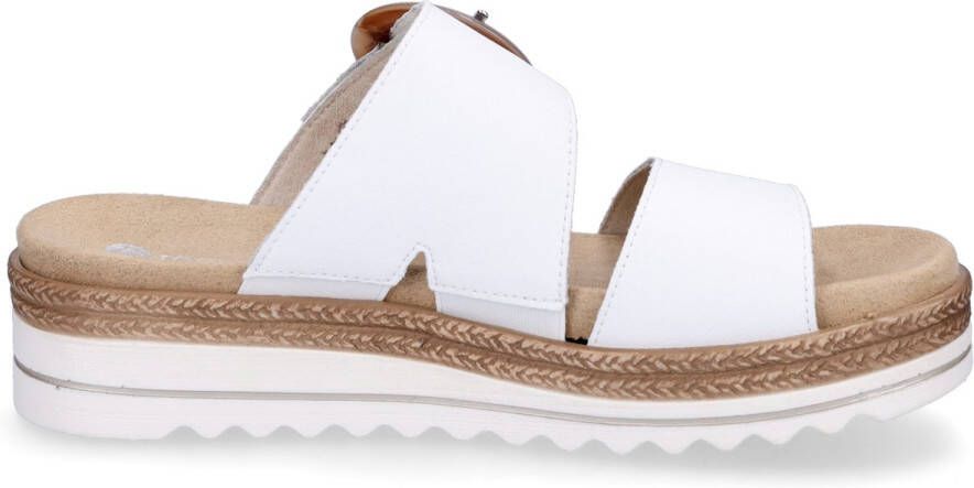 Remonte Slippers sleehak zomerschoen pantoffels met decoratieve gesp