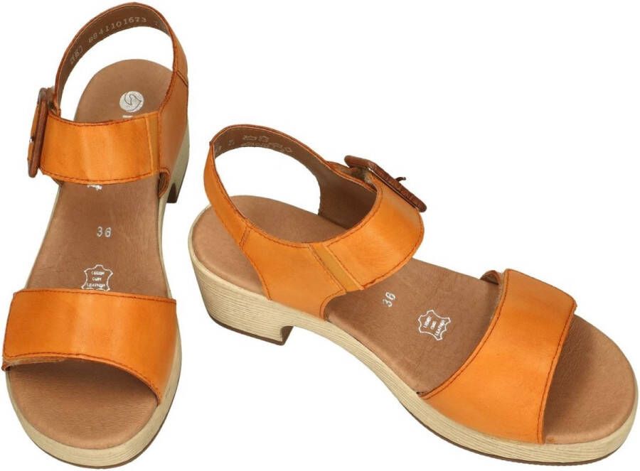 Remonte -Dames oranje sandalen