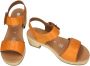 Remonte -Dames oranje sandalen - Thumbnail 1