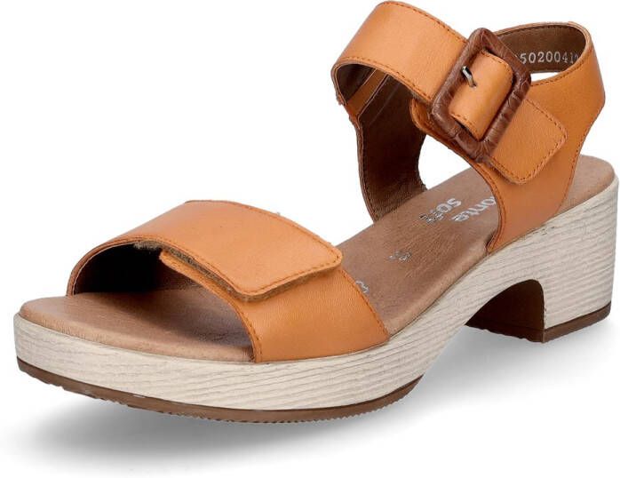 Remonte -Dames oranje sandalen