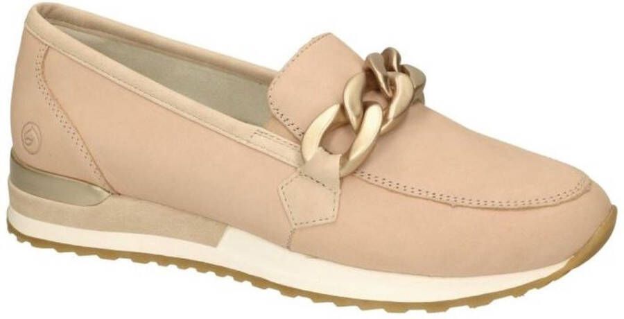 Remonte -Dames oud roze ballerina's & mocassins