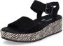 Remonte Sandaaltjes Elisabeth Hurley-Collection Sleehak zomerschoen bandjessandaal en bekleed plateau - Thumbnail 1