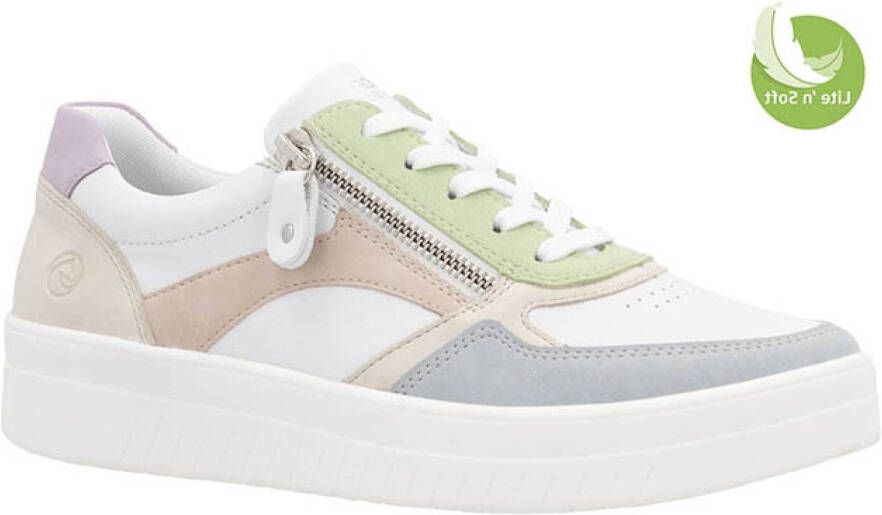 Remonte Plateausneakers vrijetijdsschoen lage schoen veterschoen in smalle vorm