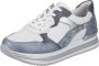 Remonte Dames Sneaker D1320-80 Blauw Wit Zilver - Thumbnail 1