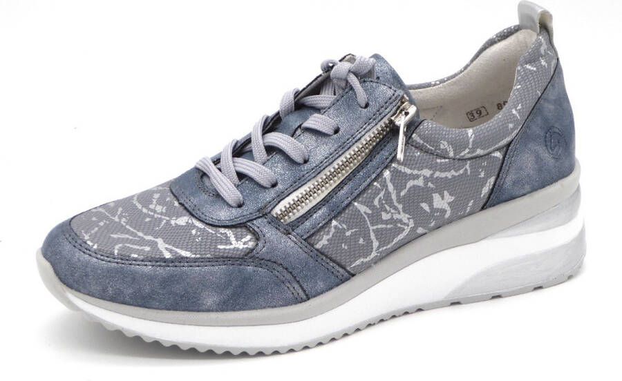 Remonte Dorndorf Remonte Dames Sneaker D2401-11 Jeansblauw