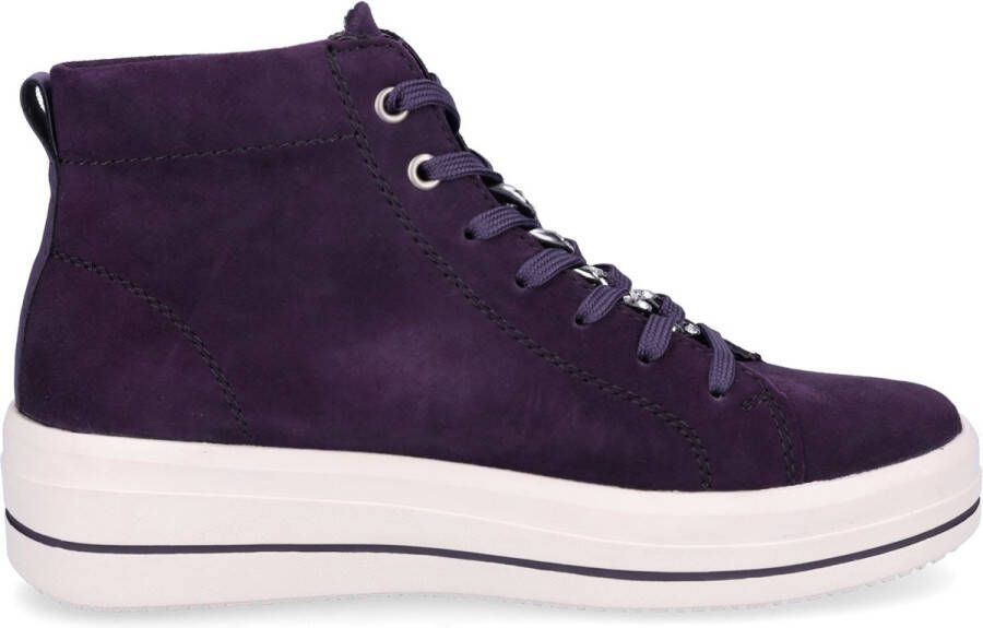 Remonte Plateausneakers Liz Hurley-Collection freizeitschoen high-top sneaker veterschoen zijrits