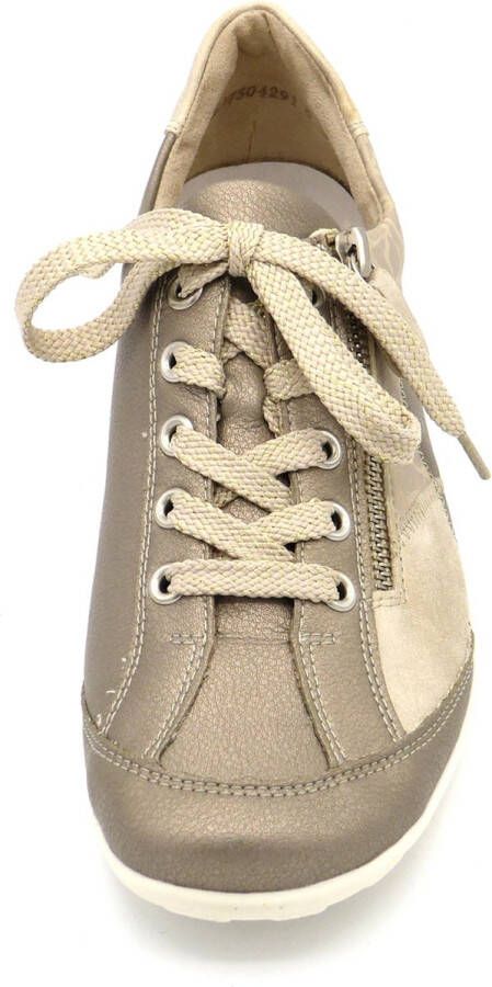 Remonte Dames Sneaker R3405 91 Metallic Beige - Foto 4