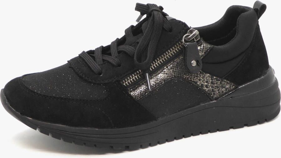Remonte Dames Sneaker R3702-03 Zwart Combi