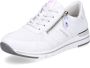 Remonte Sneakers met sleehak met zijrits vrijetijdsschoen lage schoen veterschoen - Thumbnail 1