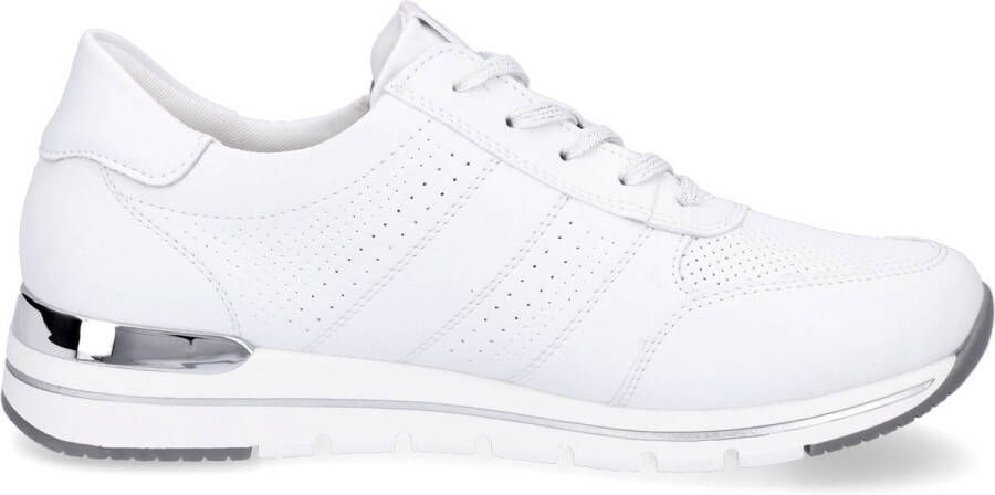 Remonte Sneakers met sleehak met zijrits vrijetijdsschoen lage schoen veterschoen