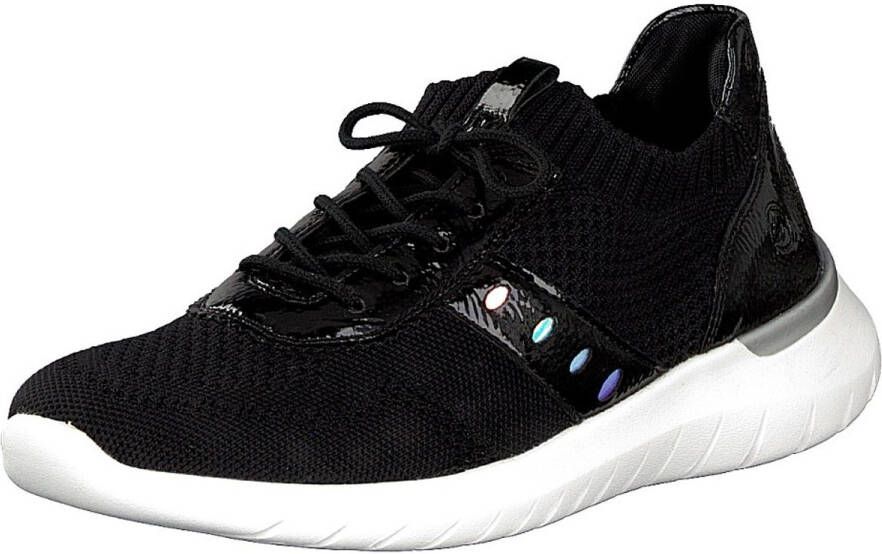 Remonte Slip on sneakers met opgestikte vetersluiting
