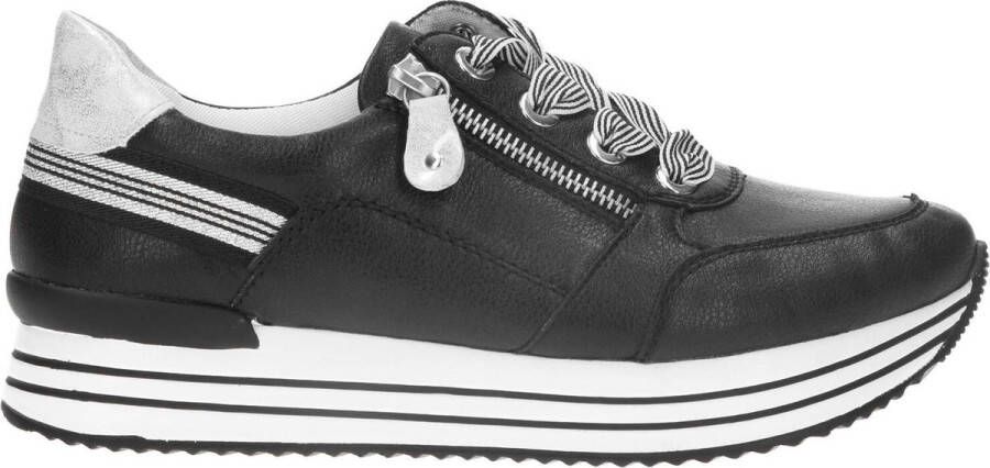 Remonte Dames sneakers Laag zwart