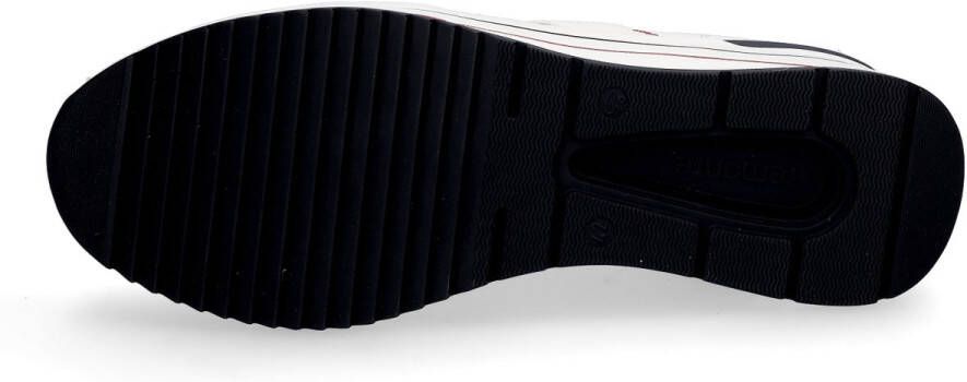 Remonte Sneakers met sleehak vrijetijdsschoen lage schoen veterschoen met metallic contrastaccenten