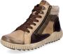 Remonte Hoge veterschoenen in patchwork-look - Thumbnail 1