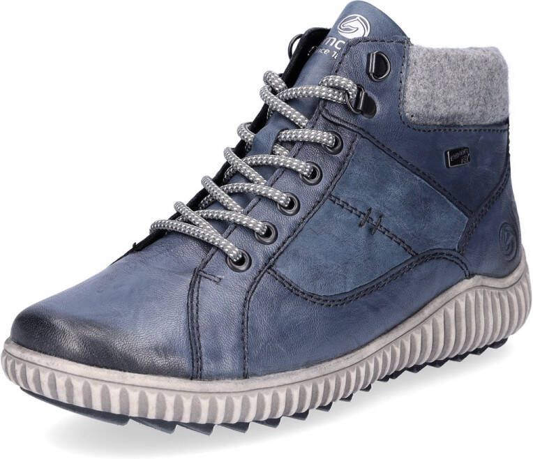 Remonte dames veterboot blauw