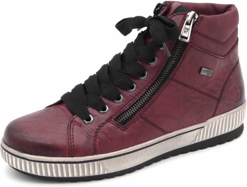 Remonte Veterschoenen platform lace-up ankle boots in crash look