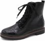 Remonte Dames Veterboot D2Q71-03 Zwart - Thumbnail 1