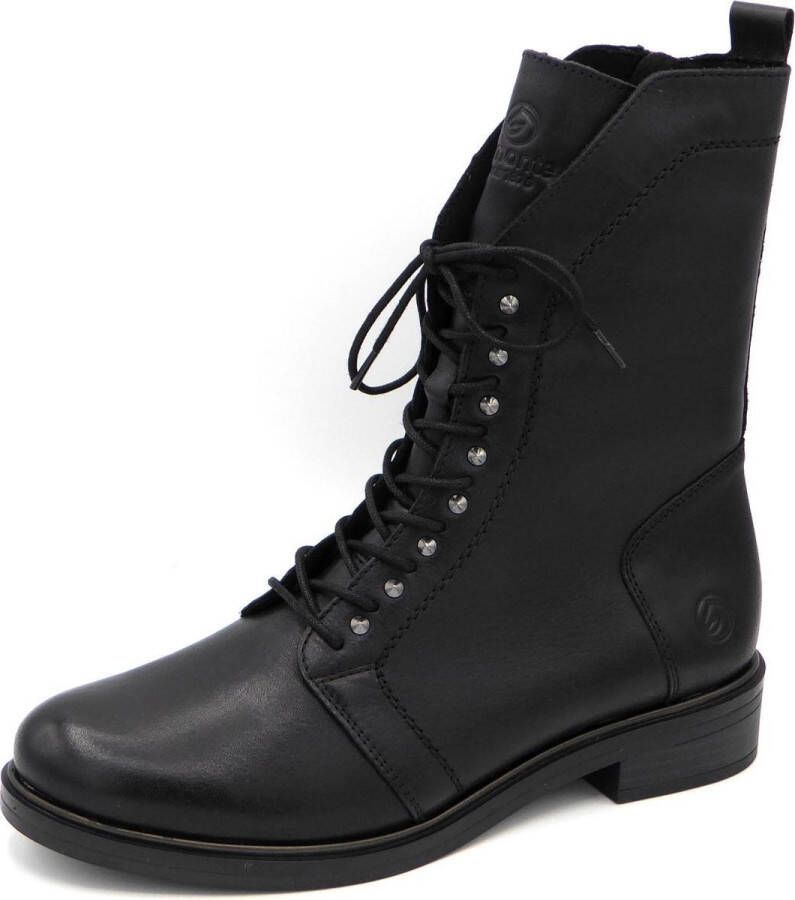 Remonte Zwarte Casual Enkellaarsjes voor Dames Black Dames