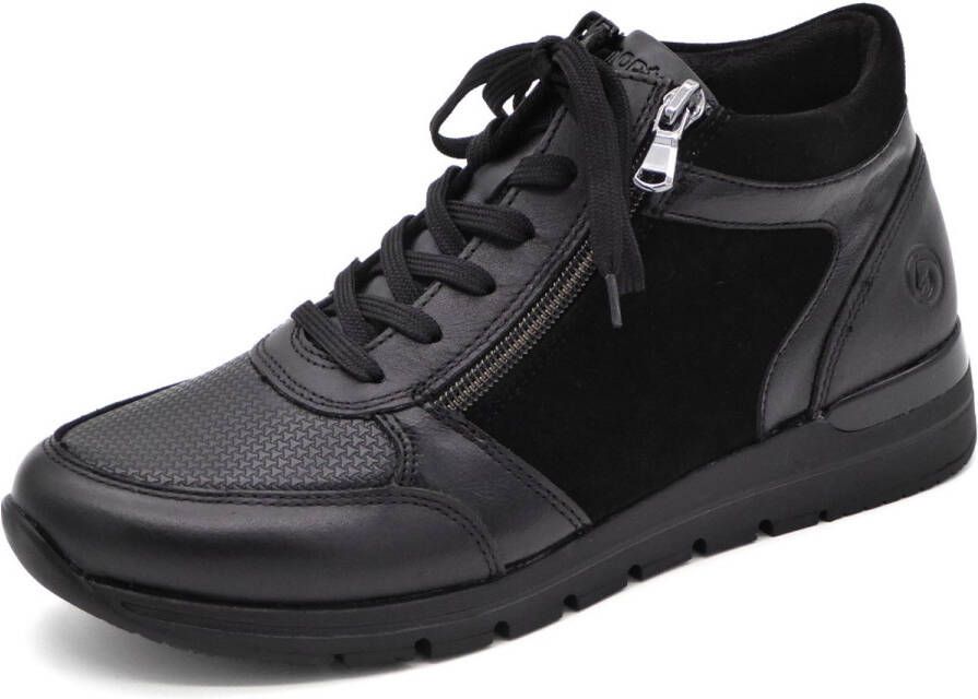 Remonte Dames Veterboot R6776-02 Zwart
