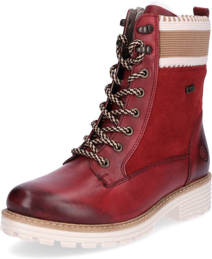 Remonte Winterlaarzen Elisabeth Hurley-Collection veterschoenen met waterafstotende tex-membraan