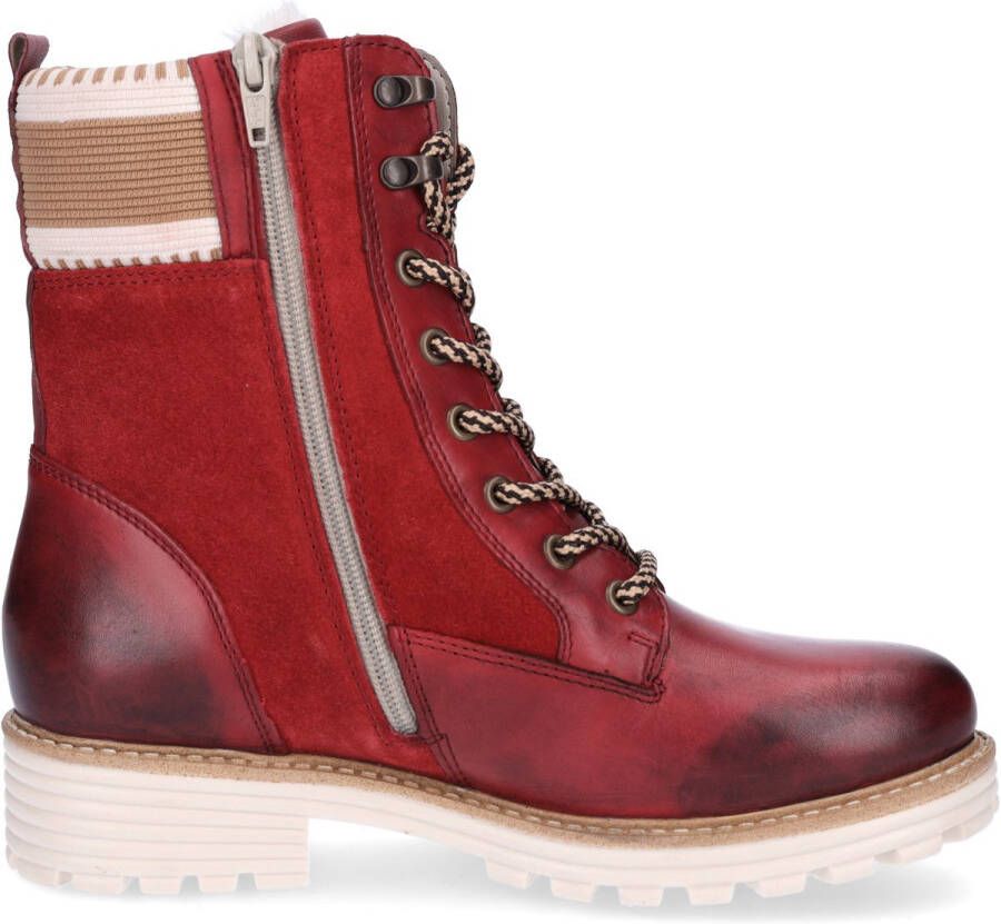 Remonte Winterlaarzen Elisabeth Hurley-Collection veterschoenen met waterafstotende tex-membraan