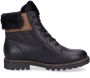 Remonte Hoge veterschoenen met rits aan de buitenkant - Thumbnail 1