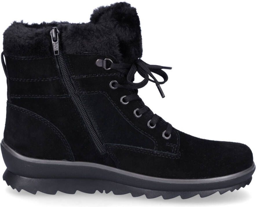 Remonte dames veterboot zwart