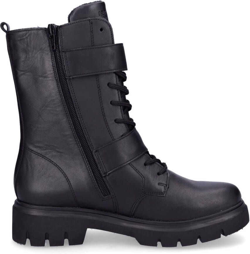 Remonte Veterlaarsjes blokhak herfstmode veterschoenen met binnenrits