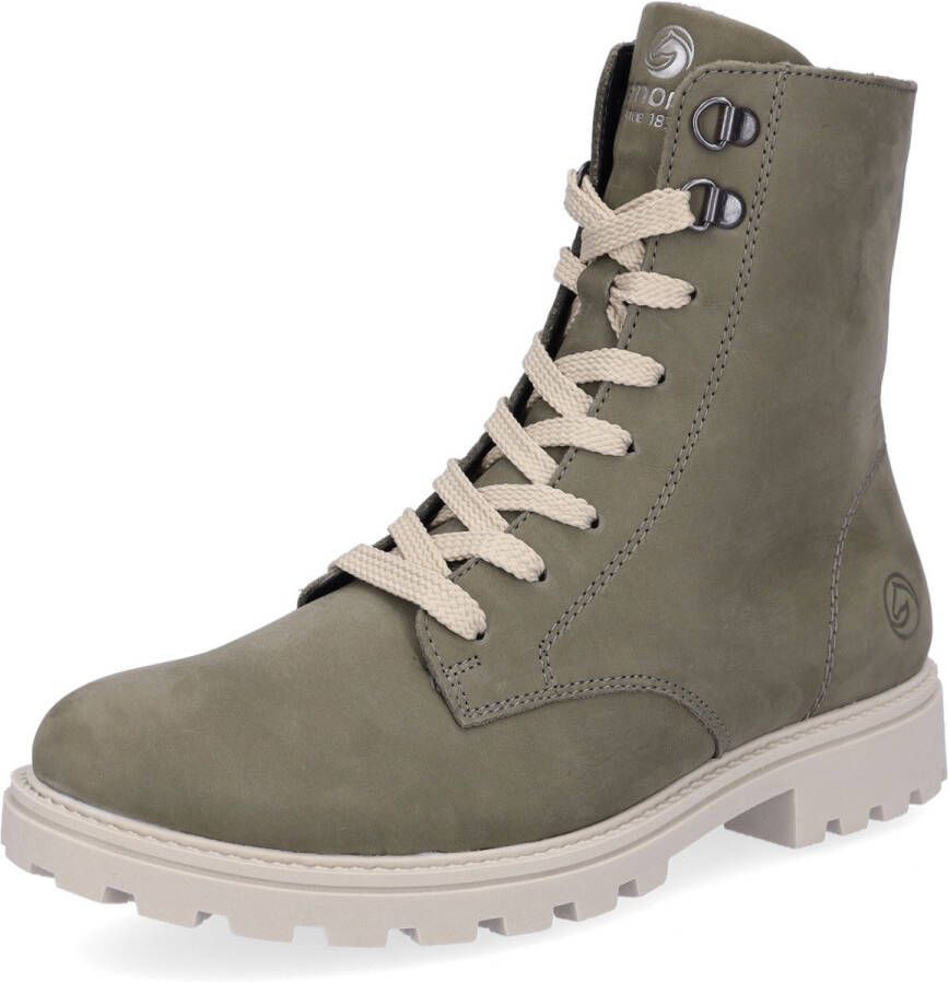 Remonte Hoge veterschoenen met gestempeld logo