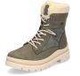 Remonte D0 54 Dames Veterboots Groen - Thumbnail 1
