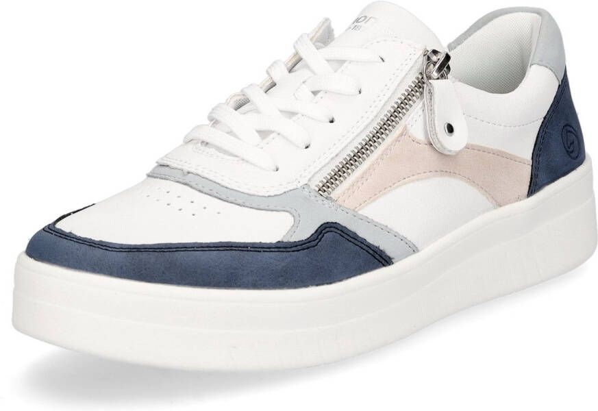 Remonte Plateausneakers vrijetijdsschoen lage schoen veterschoen in smalle vorm