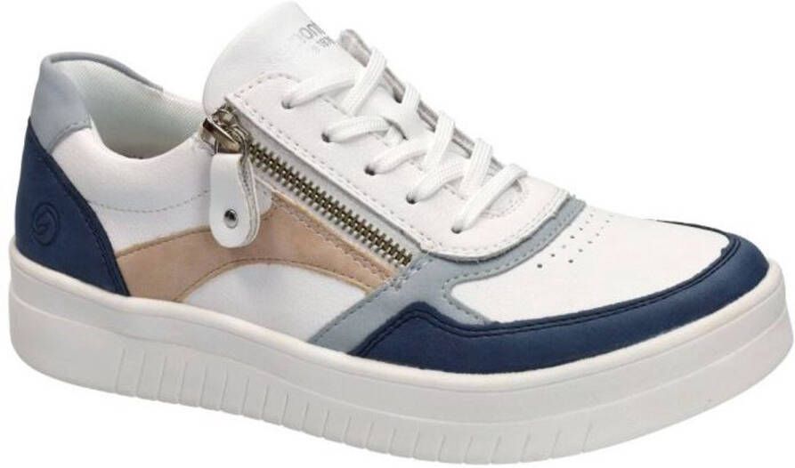 Remonte Plateausneakers vrijetijdsschoen lage schoen veterschoen in smalle vorm