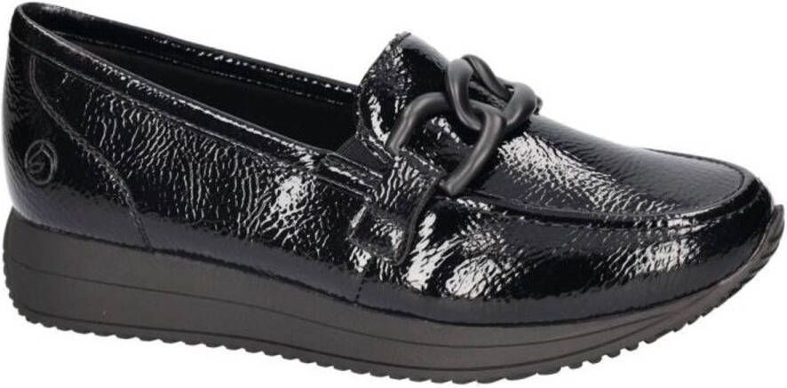 Remonte -Dames zwart ballerina's & mocassins