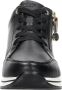 Remonte Stijlvolle Comfort Sneaker met Gouden Accenten Black Dames - Thumbnail 11