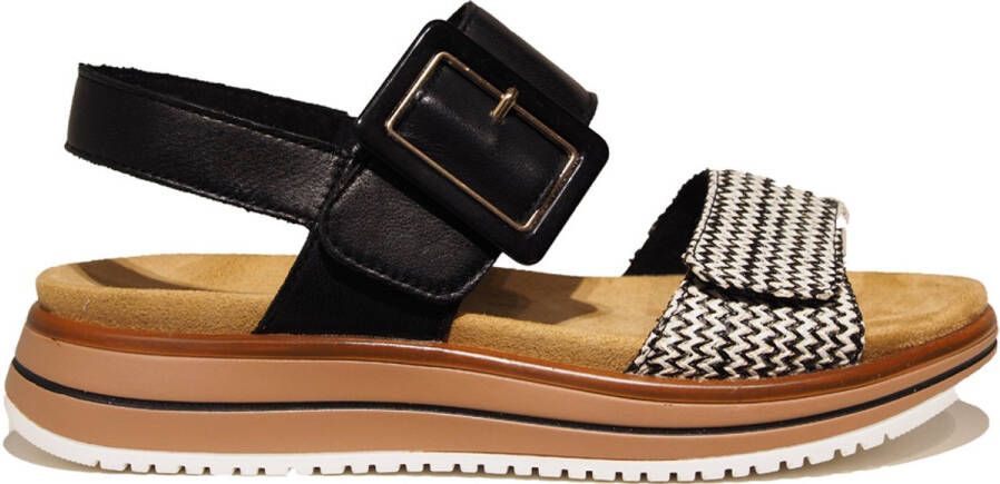 Remonte Sleehaksandaaltjes ELLE-Collection zomerschoen sandalen comfortschoen met praktische klittenbandsluitingen