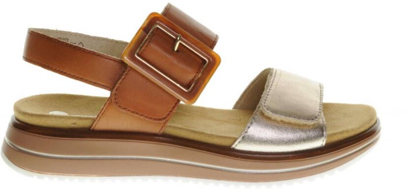 Remonte Damessandalen Comfort Cognac
