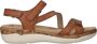 Remonte Comfortabele Bruine Sandaal voor Dames Brown Dames - Thumbnail 1