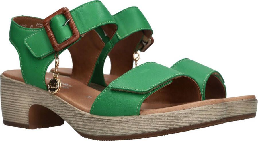 Remonte Sandaaltjes ELLE-Collection blokhak zomerschoen sandaal met klittenbandsluitingen