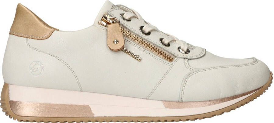 Remonte Sportieve Basic Sneaker met Extra Bloemen Veters Beige Heren