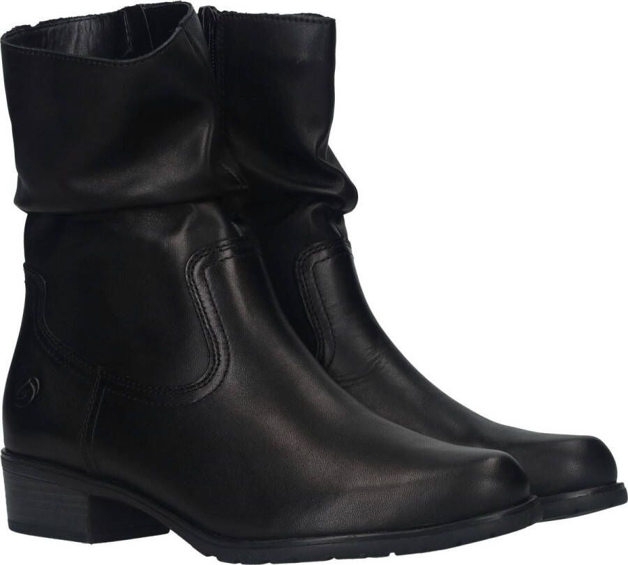 Remonte Elegante Zwarte Leren Laarzen Black Dames