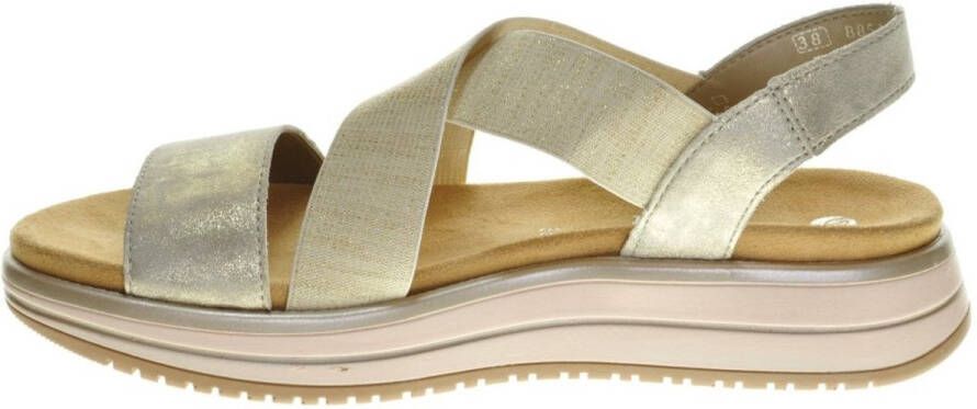 Remonte Goud Sandalen Kruis