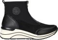 Remonte Sneakers met sleehak Casual-boots enkellaars plateauboots met Lite´n Soft-uitrusting - Zwart
